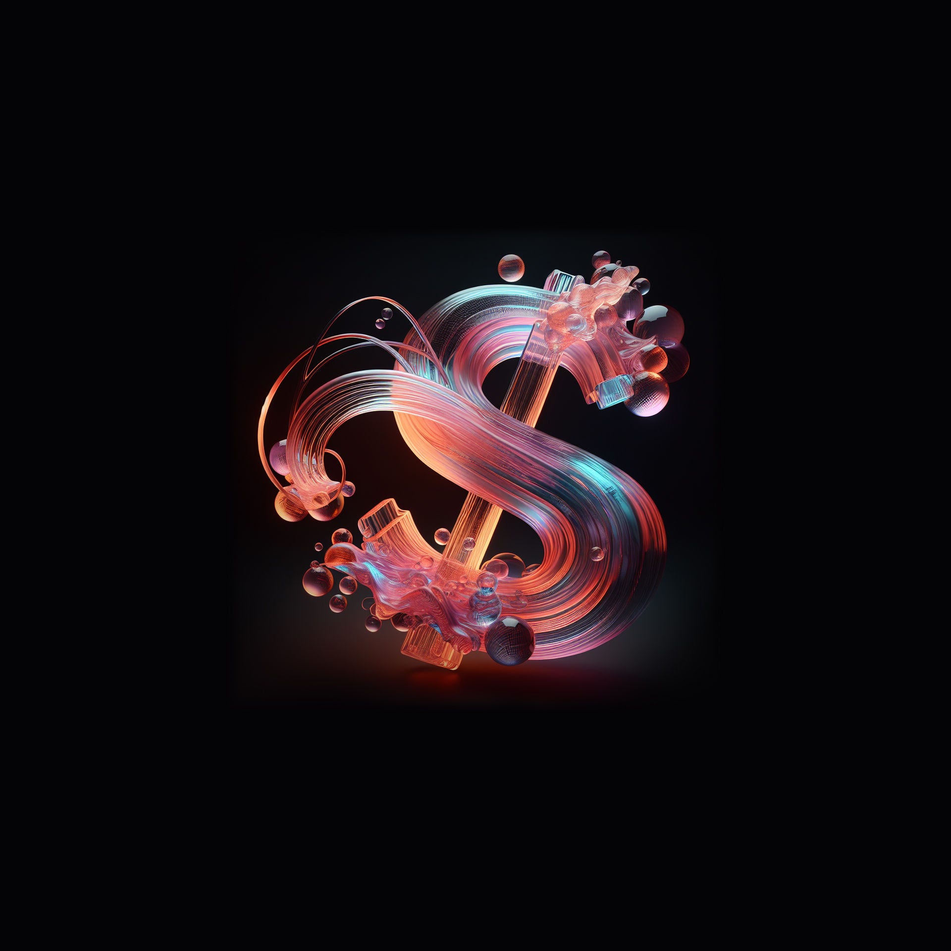 AI inspired dollar sign