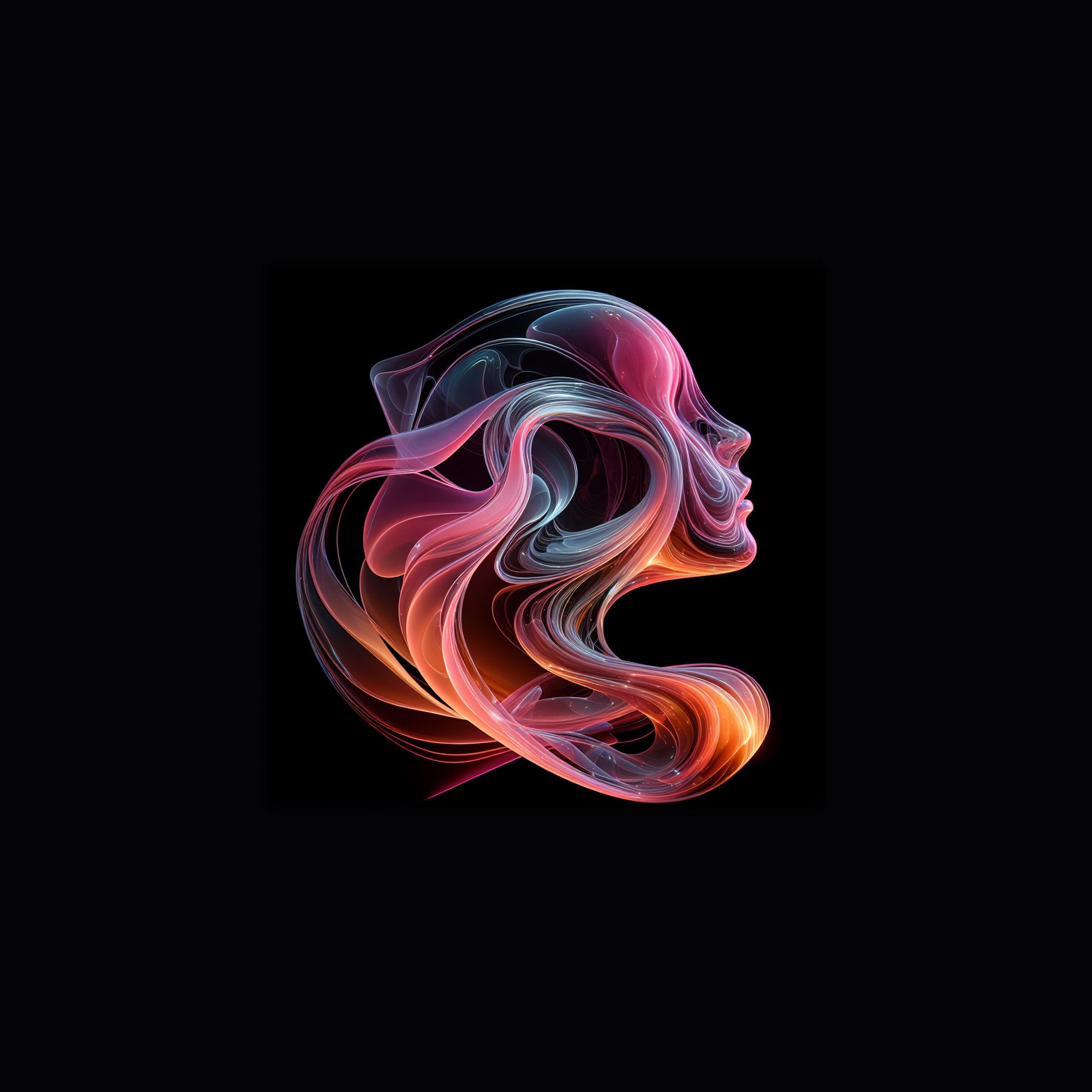 AI inspired 3d face